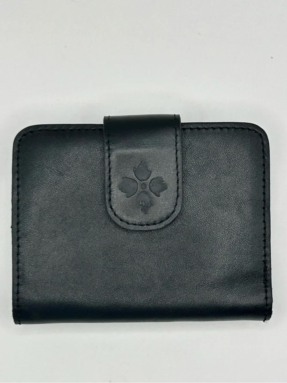 Patricia Nash Black Iberia Leather Wallet